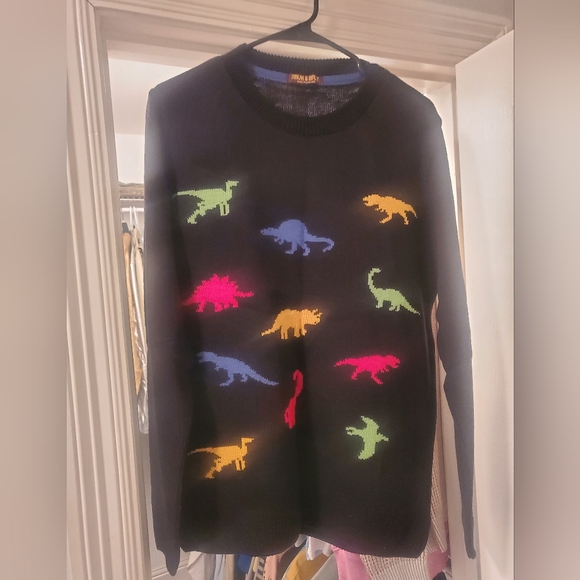 Men's graphic print sweater - Picture 1 of 3